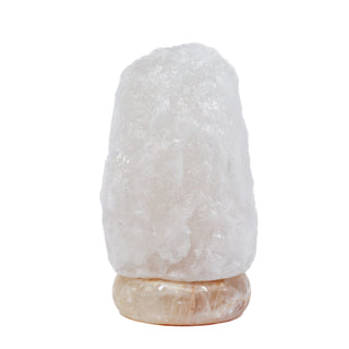 Natural White Himalayan Salt Lamp 6-8 Lbs