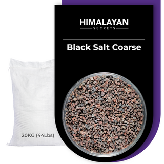 44 LB Himalayan Black Salt (KALA NAMAK) Coarse Grain (2-3 mm)