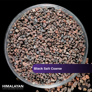 44 LB Himalayan Black Salt (KALA NAMAK) Coarse Grain (2-3 mm)