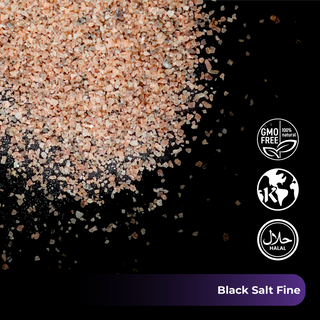 44 LB Himalayan Black Salt (KALA NAMAK) Fine Grain (0.3-0.5 mm)