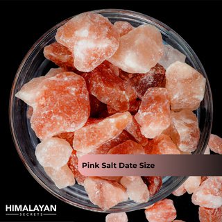 44 LB Himalayan DARK Pink Salt DATE SIZE CHUNKS