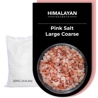 44 LB Himalayan DARK Pink Salt Large Coarse Grain (6-8 mm)
