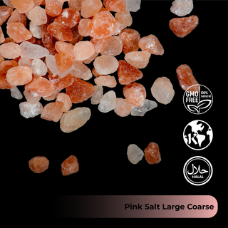 44 LB Himalayan DARK Pink Salt Large Coarse Grain (6-8 mm)