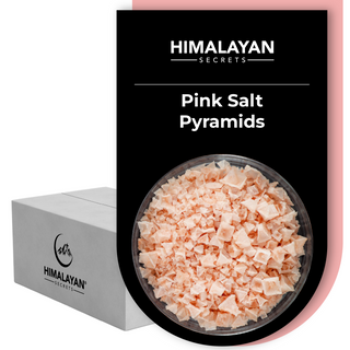 Pink Himalayan Pyramid Flake Salt - Bulk 12 KG (26 LBs)