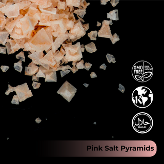 Pink Himalayan Pyramid Flake Salt - Bulk 12 KG (26 LBs)
