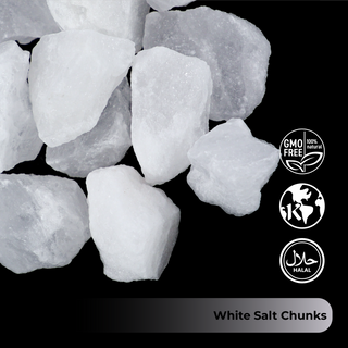 44 LB Himalayan WHITE Salt LARGE CHUNKS