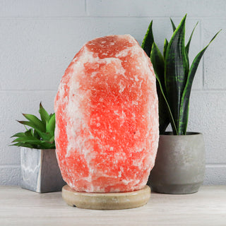 Natural Pink Himalayan Salt Lamp 55-66 Lbs w/ Tavera Marble Base