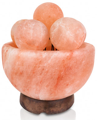 Himalayan Spa 6" Abundance Bowl w/ 6 Massage Balls - Himalayan Secrets™