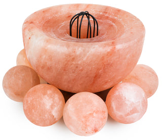 Himalayan Spa 6" Abundance Bowl w/ 6 Massage Balls - Himalayan Secrets™