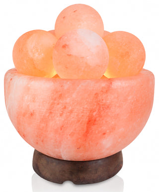 Himalayan Spa 6" Abundance Bowl w/ 6 Massage Balls - Himalayan Secrets™