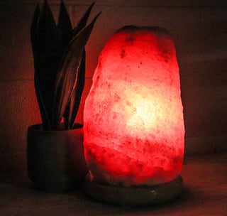 Natural Pink Himalayan Salt Lamp 47-58 Lbs w/ Tavera Marble Base