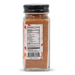 4.4 oz French Glass Himalayan Seasoned Pink Salt Shaker - Chicken Salt