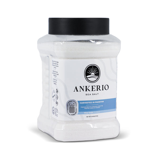 Ankerio Sea Salt Fine (0.2-0.6mm) 5 LB Jar