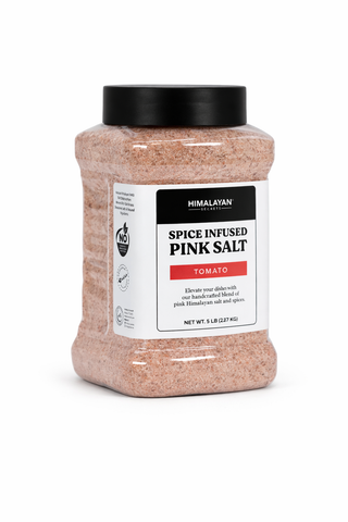 Seasoned Himalayan Salt Fine Grain - Tomato - 5LB Jar