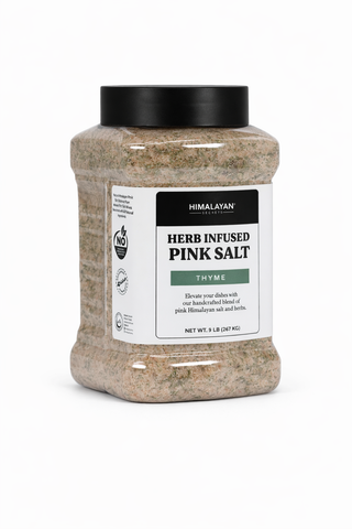 Seasoned Himalayan Salt Fine Grain - Thyme - 5LB Jar