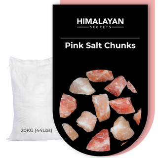 44 LB Himalayan DARK Pink Salt LARGE CHUNKS