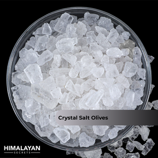 44 LB Himalayan CRYSTAL Salt OLIVE SIZE CHUNKS