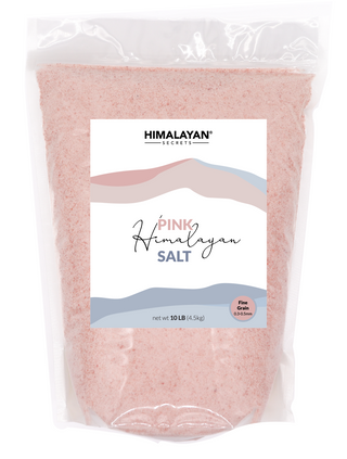 10 LB Himalayan Pink Salt Fine Grain (0.3-0.5mm)