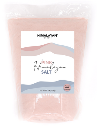 10 LB Himalayan Pink Salt Powder Grain (0.1-0.3mm)