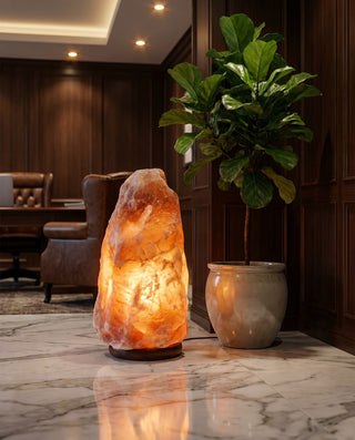 Natural Pink Himalayan Salt Lamp 154-177 Lbs