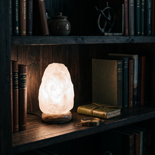 Natural White Himalayan Salt Lamp 9-11 Lbs