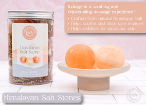 Massage Ball 50 mm - Set of 3 in a Jar w/ Cotton Bag