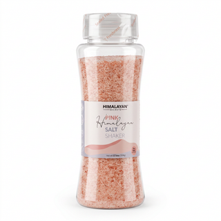 17.6 oz Clear Butterfly Top Himalayan Fine Salt Shaker