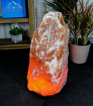 Natural Pink Himalayan Salt Lamp 154-177 Lbs