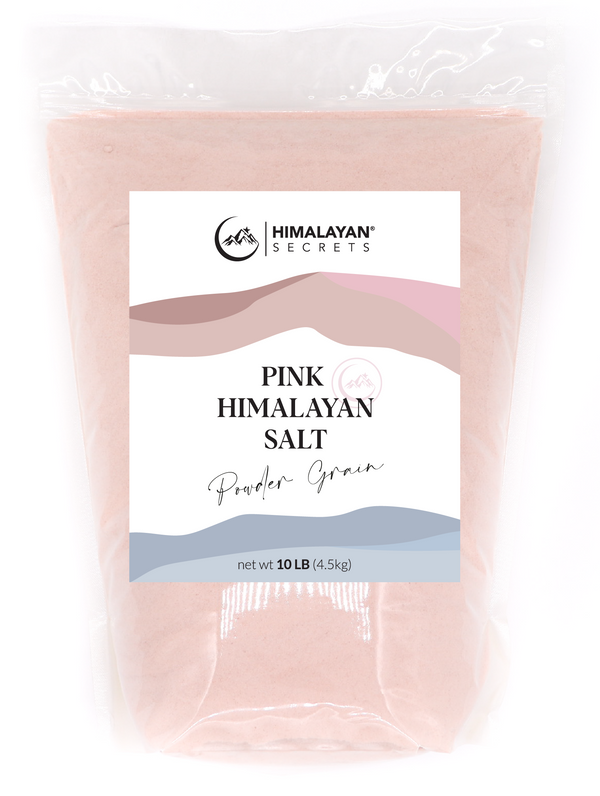 10 LB Himalayan Pink Salt Powder Grain (0.1-0.3mm)