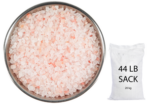 44 LB Himalayan LIGHT Pink Salt Medium Coarse Grain (1-2 mm)