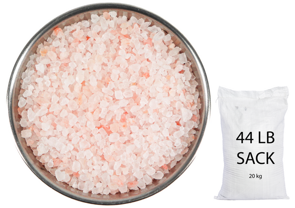 44 LB Himalayan LIGHT Pink Salt Medium Coarse Grain (1-2 mm)