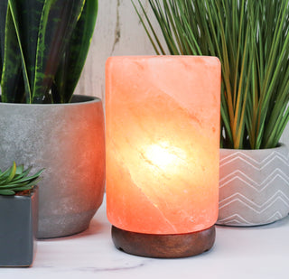 Himalayan Salt Cylinder Shape Lamp