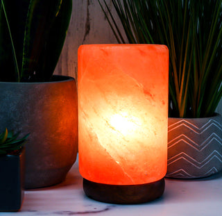 Himalayan Salt Cylinder Shape Lamp