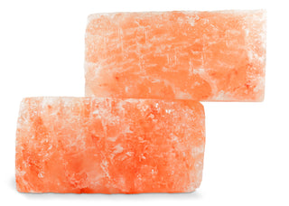 Himalayan Salt Tile 8" x 4" x 2" - One Side Rough