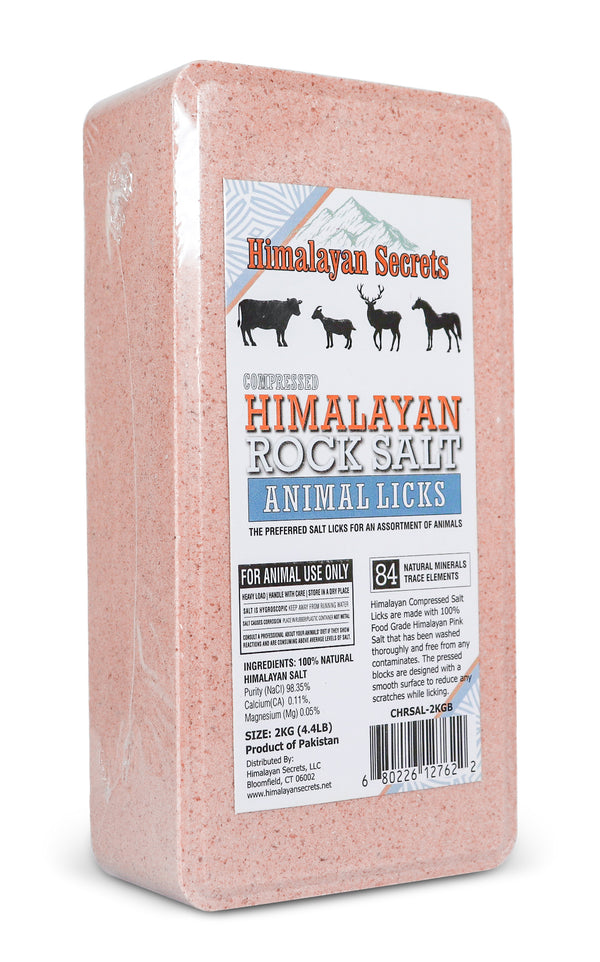 Compressed Himalayan Salt Animal Licks 4.4 LB