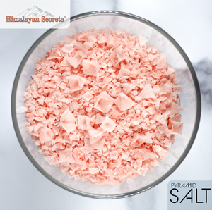 Pink Himalayan Pyramid Flake Salt - Bulk 12 KG (26 LBs)