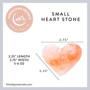 Heart Stone (Small) 2.5x2.5x1.5 inch - Pack of 12
