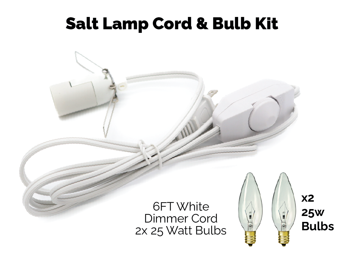 Lamp Cord w/ Dimmer Switch, White