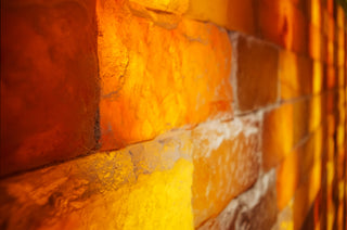 Himalayan Salt Tile 8" x 4" x 2" - One Side Rough